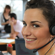 service audiotel avec centre d'appel